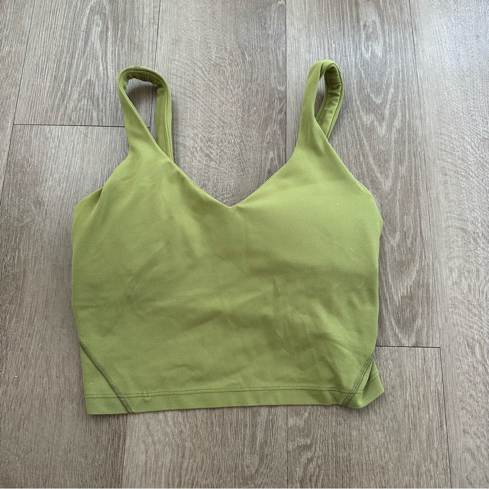 Lululemon Align Tank Top bronze green size 4